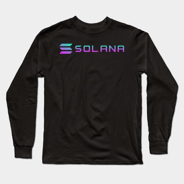 Solana crypto Coin Crypto coin Crypto coin Crytopcurrency Long Sleeve T-Shirt by JayD World